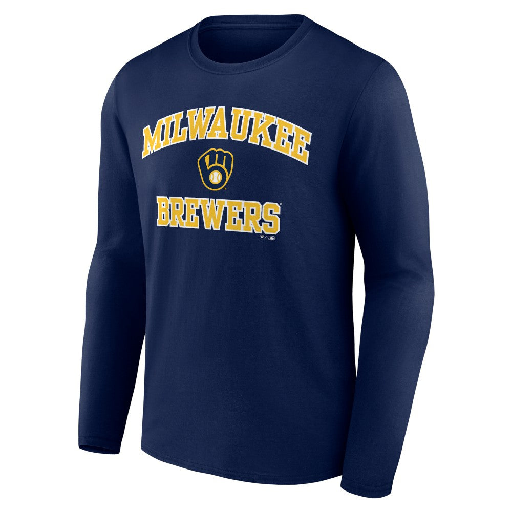 Milwaukee Brewers Heart and Soul Long Sleeve T-Shirt - MLB