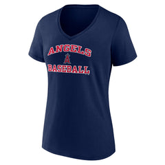 Los Angeles Angels Women's Heart and Soul V-Neck T-Shirt - MLB