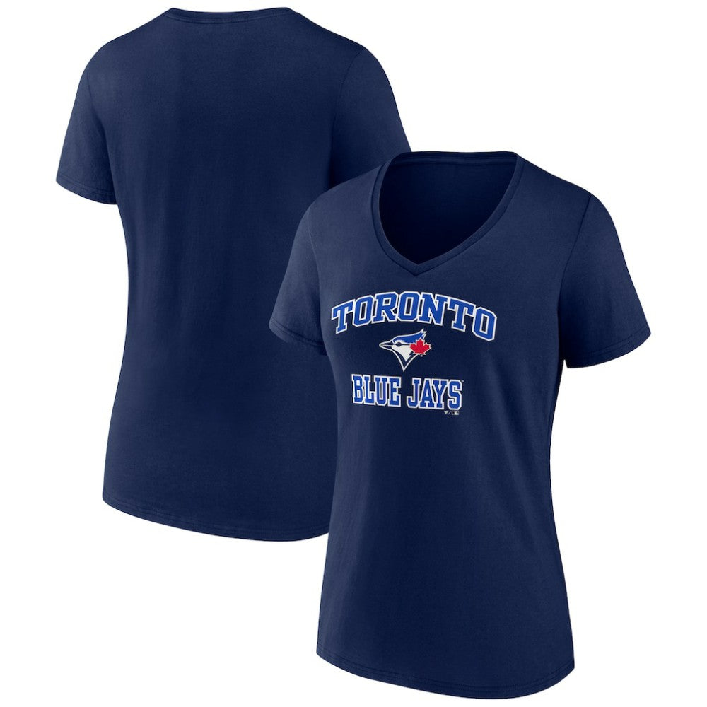 Toronto Blue Jays Women's Heart and Soul V-Neck T-Shirt - MLB