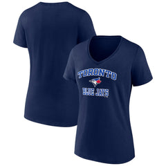 Toronto Blue Jays Women's Heart and Soul V-Neck T-Shirt - MLB