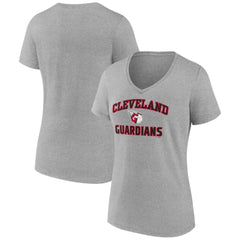 Cleveland Guardians Women's Heart and Soul V-Neck T-Shirt - MLB