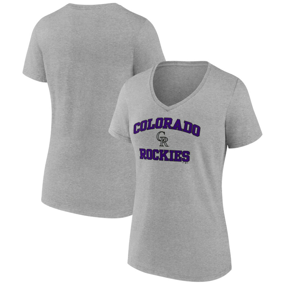 Colorado Rockies Women's Heart and Soul V-Neck T-Shirt - MLB