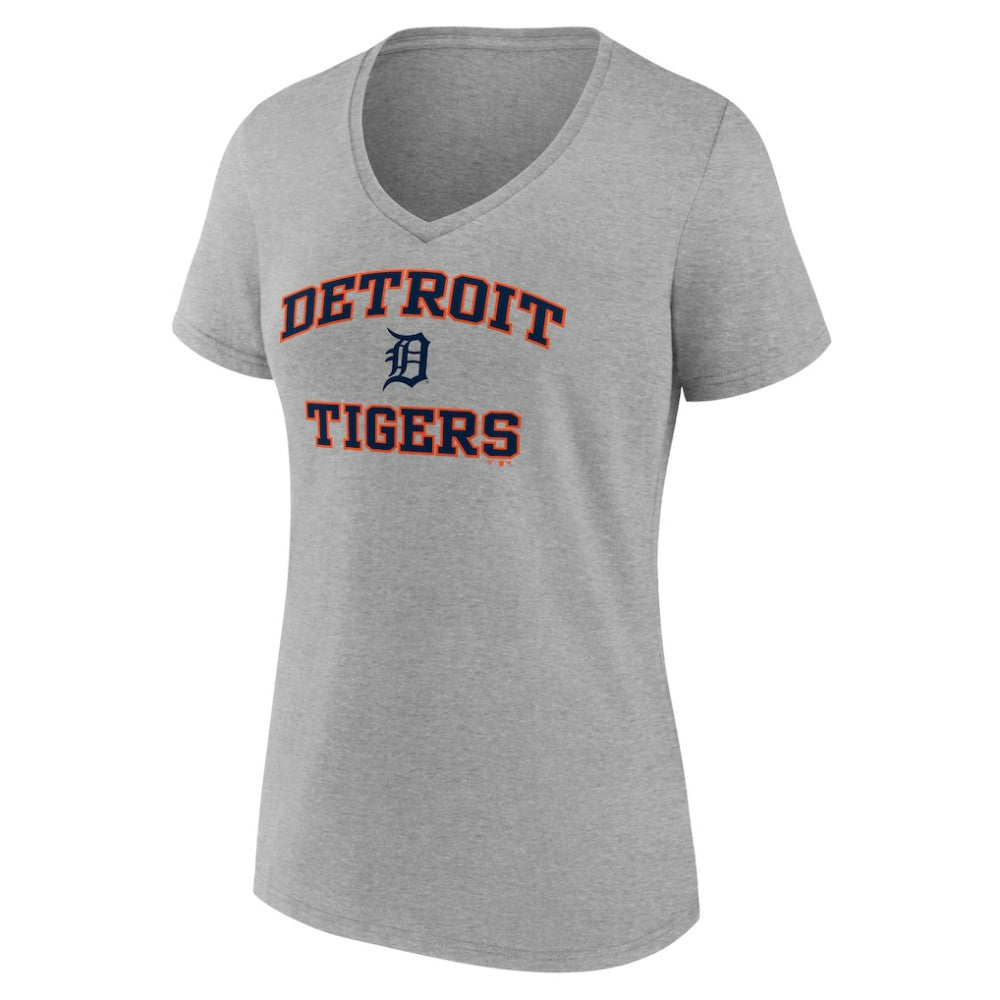 Detroit Tigers Women's Heart and Soul V-Neck T-Shirt - MLB