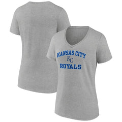 Kansas City Royals Women's Heart and Soul V-Neck T-Shirt - MLB