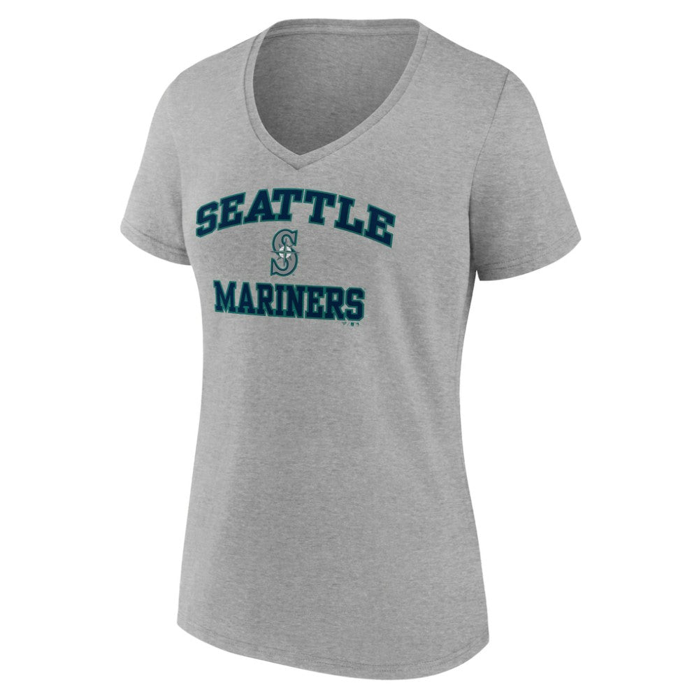 Seattle Mariners Women's Heart and Soul V-Neck T-Shirt - MLB