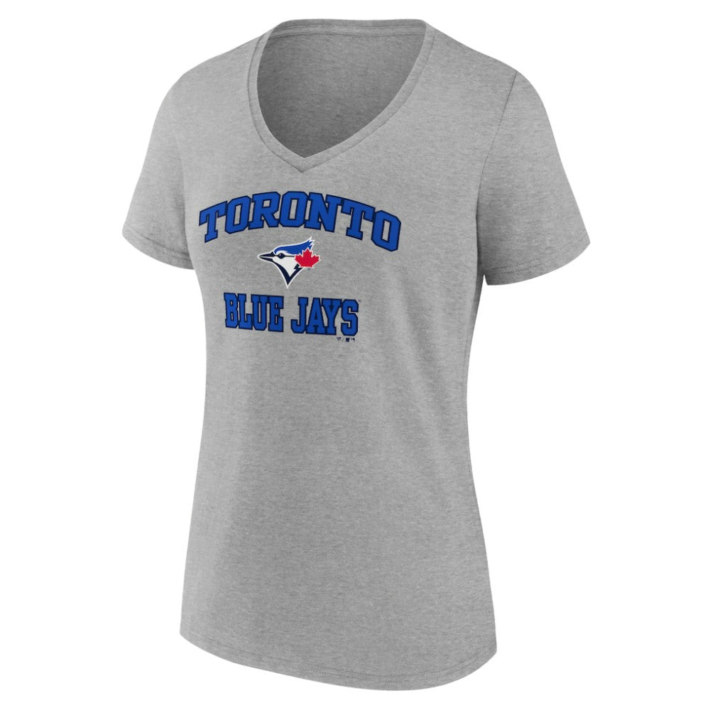 Toronto Blue Jays Women's Heart and Soul V-Neck T-Shirt - MLB