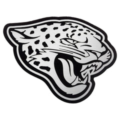 Jacksonville Jaguars Antigua Metallic Logo Tribute Quarter-Zip Top White | NFL