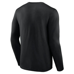 Arizona Cardinals Logo Team Lockup Long Sleeve T-Shirt Black | NFL