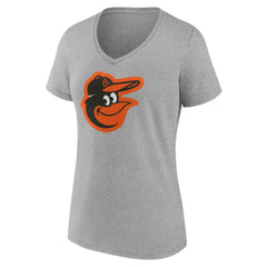 Baltimore Orioles Women's Official Logo V-Neck T-Shirt - MLB