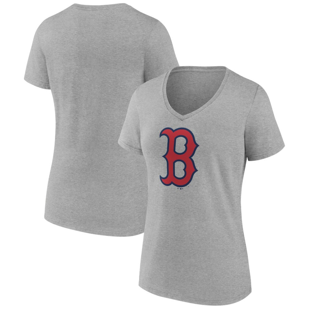Boston Red Sox Women's Official Logo V-Neck T-Shirt - MLB