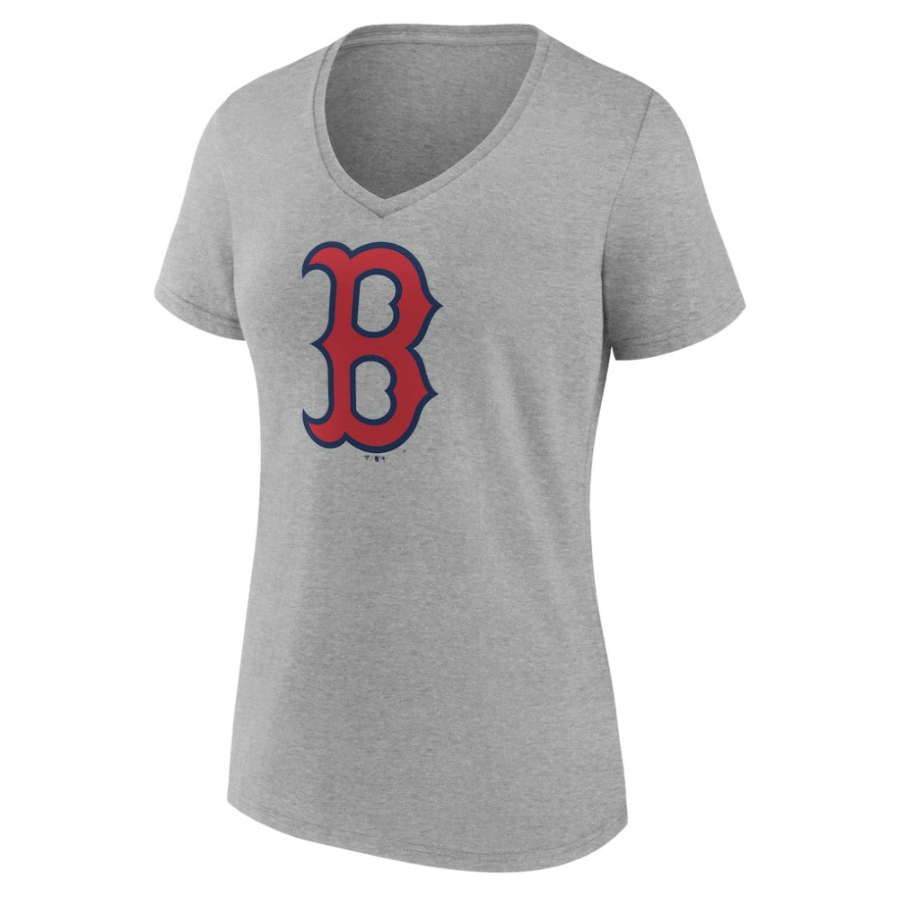 Boston Red Sox Women's Official Logo V-Neck T-Shirt - MLB
