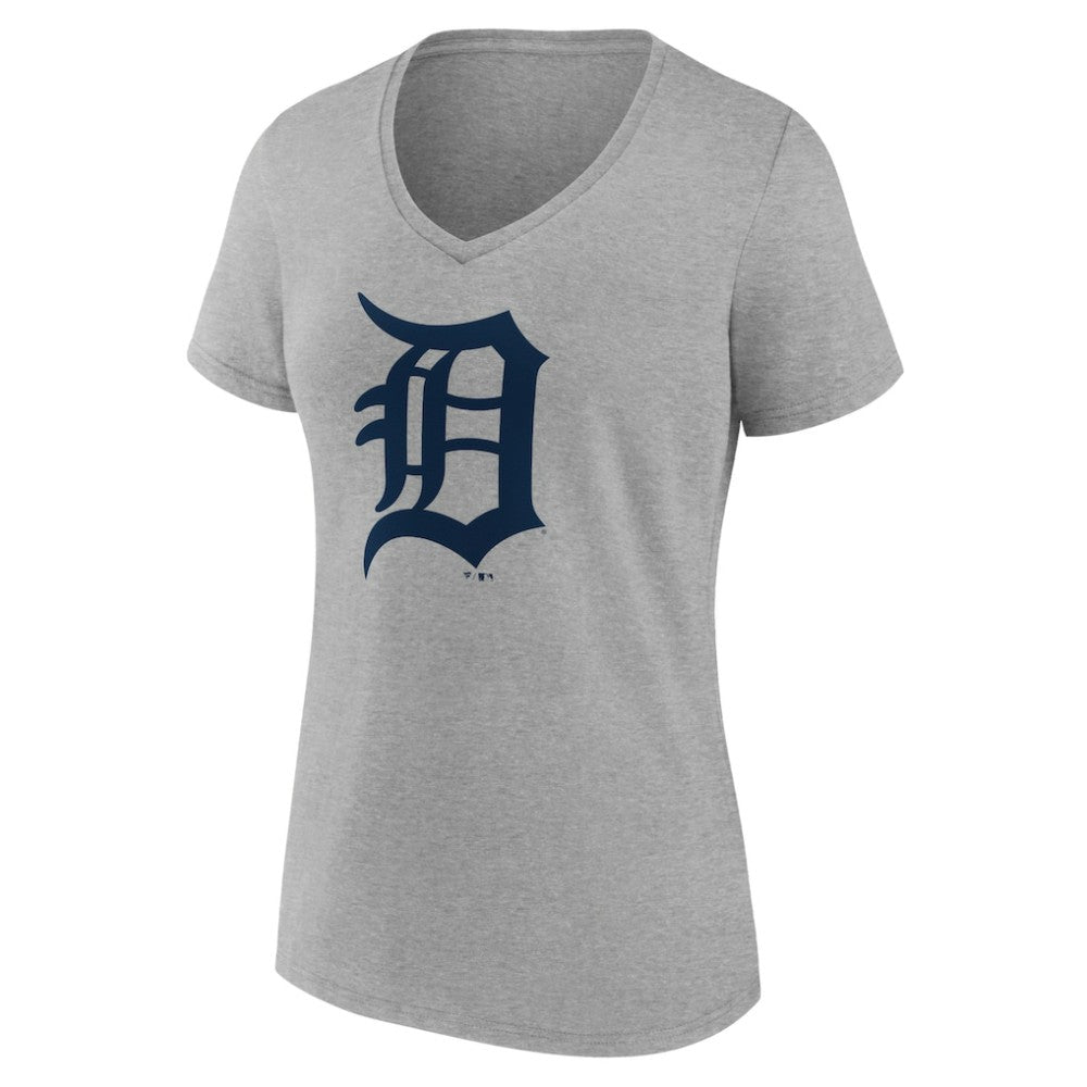 Detroit Tigers Women's Official Logo V-Neck T-Shirt - MLB
