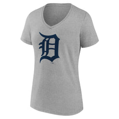 Detroit Tigers Women's Official Logo V-Neck T-Shirt - MLB