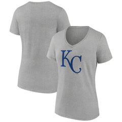 Kansas City Royals Women's Official Logo V-Neck T-Shirt - MLB