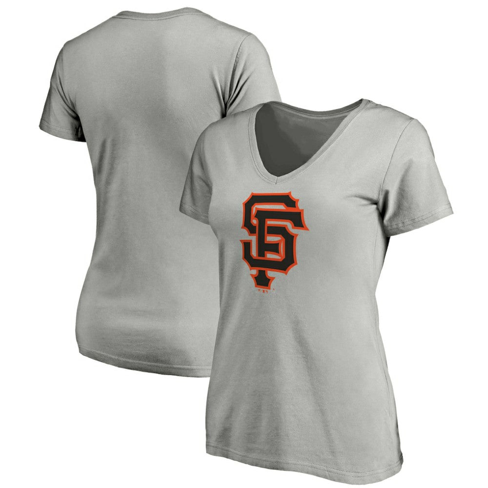 San Francisco Giants Women's Official Logo V-Neck T-Shirt - MLB