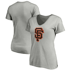 San Francisco Giants Women's Official Logo V-Neck T-Shirt - MLB