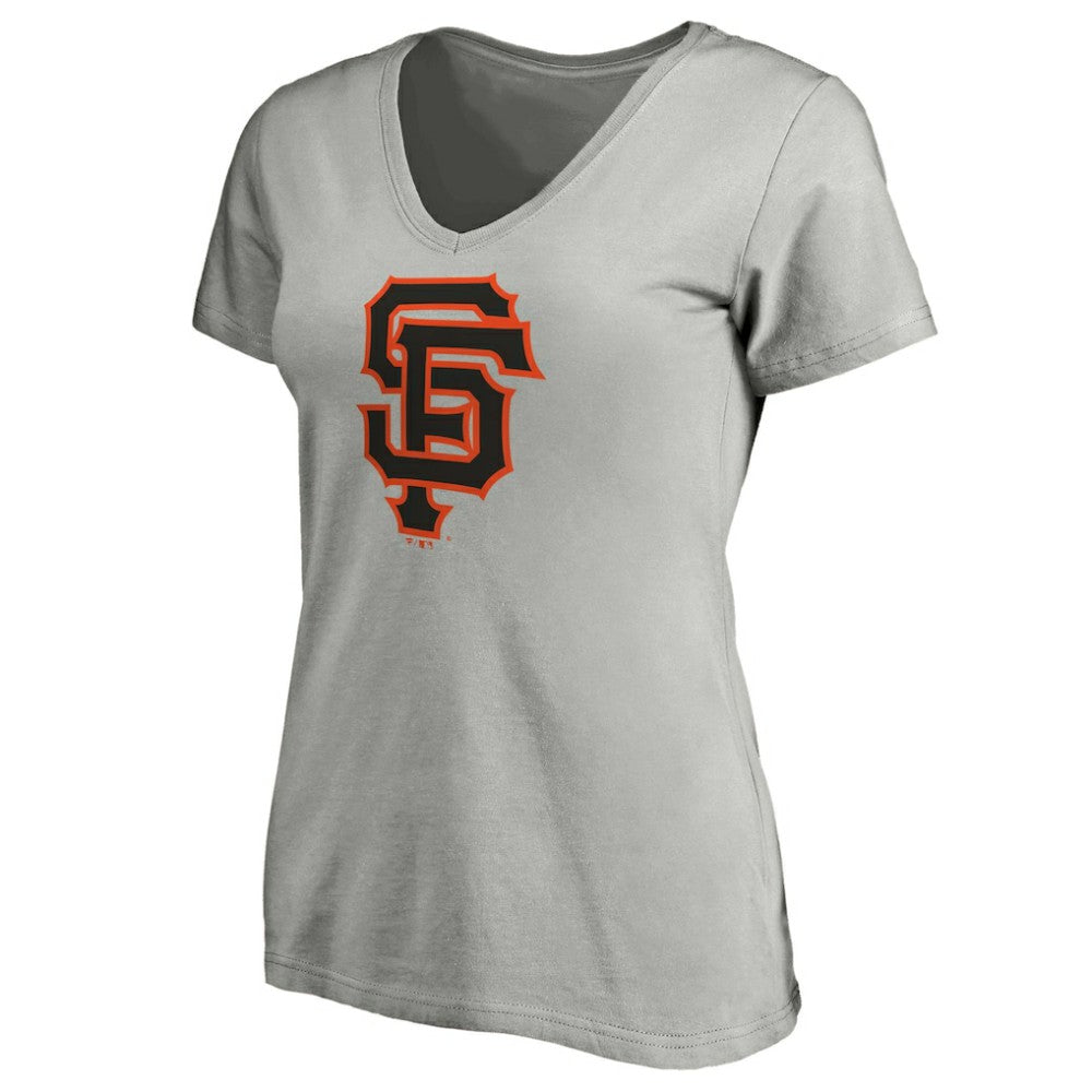 San Francisco Giants Women's Official Logo V-Neck T-Shirt - MLB