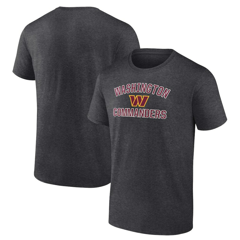 Washington Commanders Victory Arch T-Shirt Heather Charcoal | Fanatics