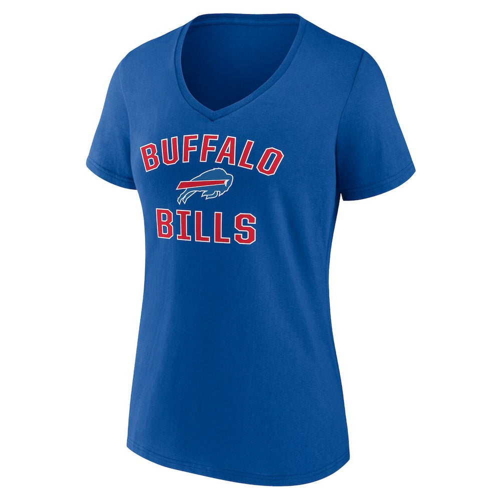 Buffalo Bills Women's Victory Arch Team V-Neck T-Shirt Royal | NFL