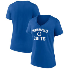 Indianapolis Colts Women's Victory Arch Team V-Neck T-Shirt Royal | NFL