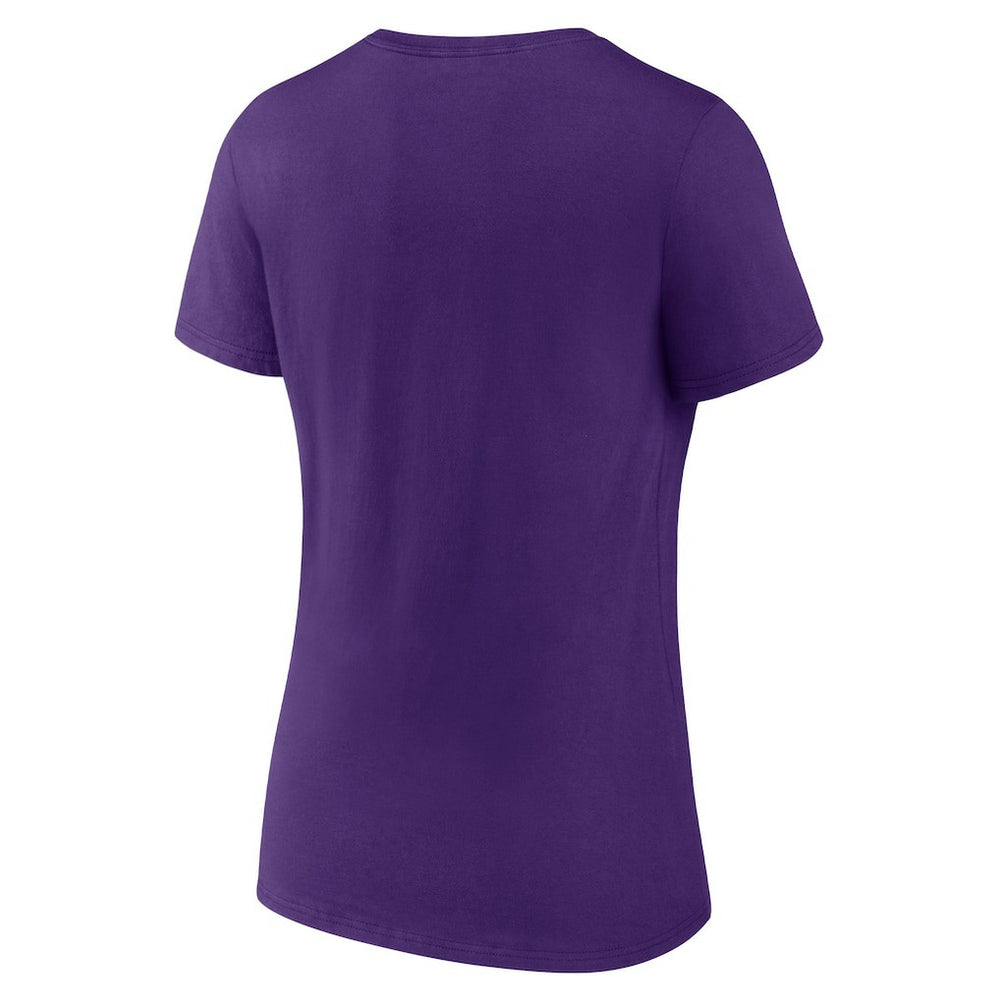 Minnesota Vikings Women's Victory Arch Team V-Neck T-Shirt Purple | NFL
