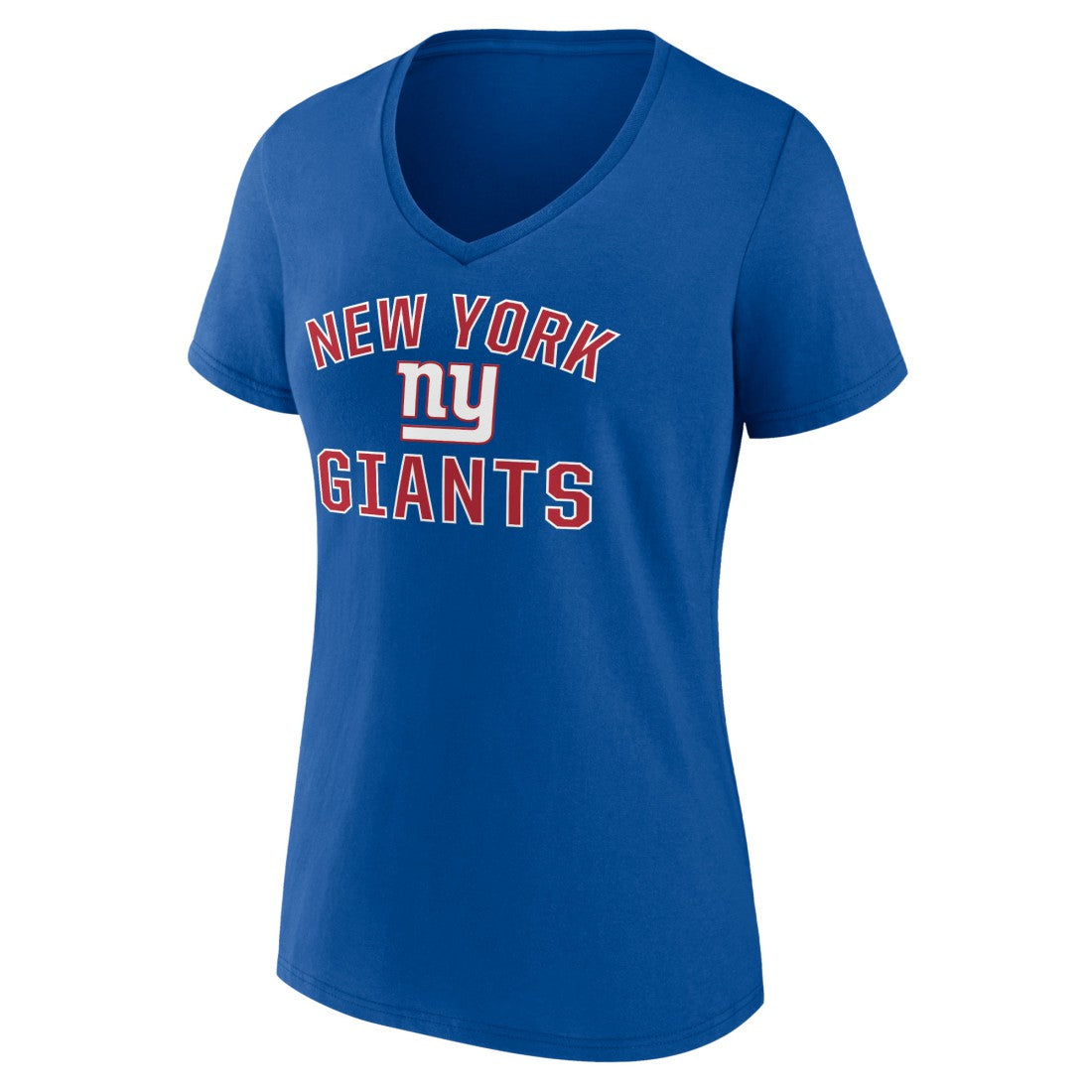 New York Giants Women's Victory Arch Team V-Neck T-Shirt Royal | NFL