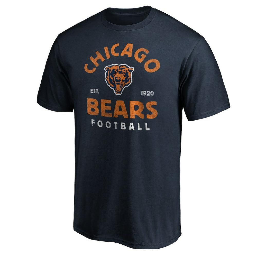 Chicago Bears Vintage Arch T-Shirt Navy | NFL