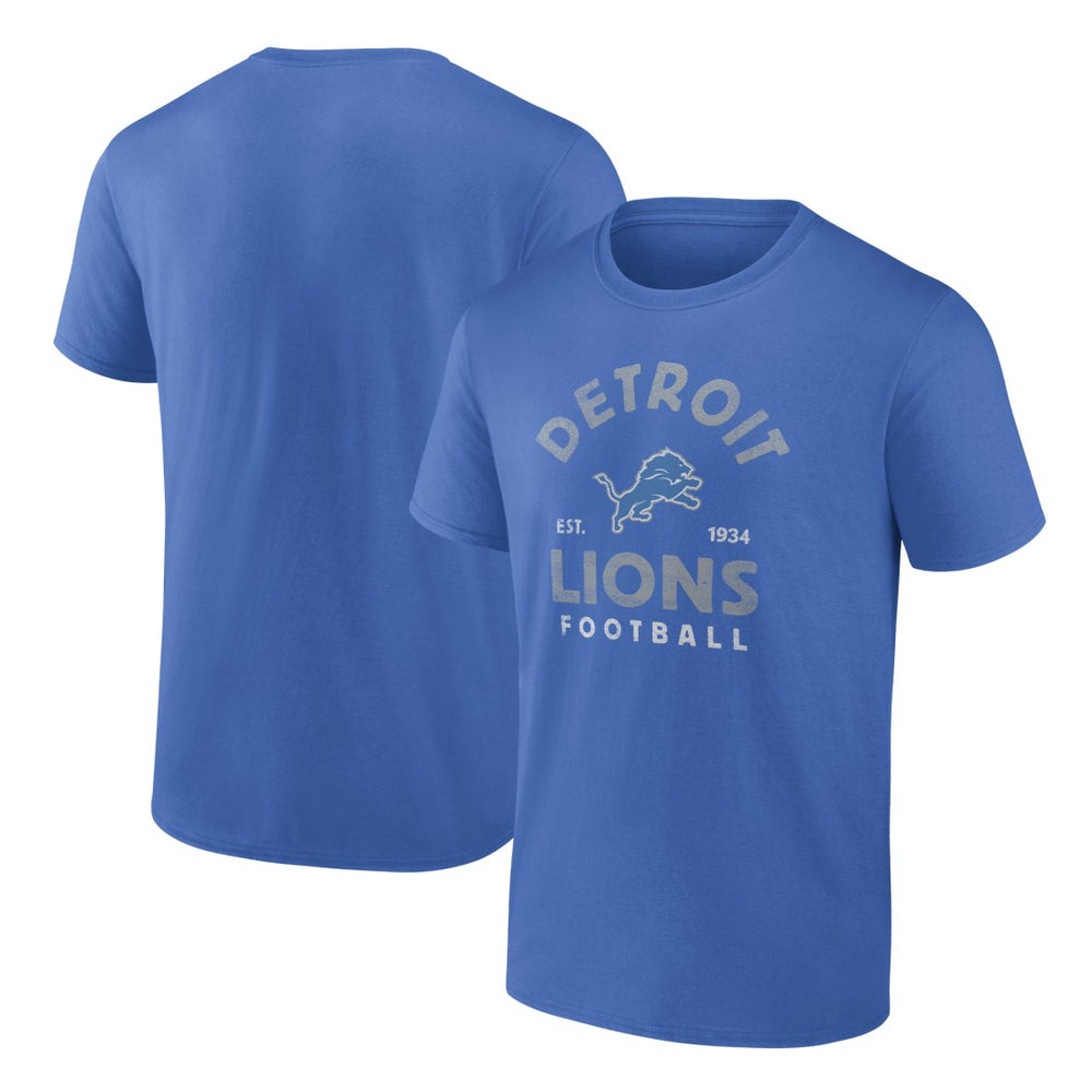 Detroit Lions Vintage Arch T-Shirt Blue | NFL
