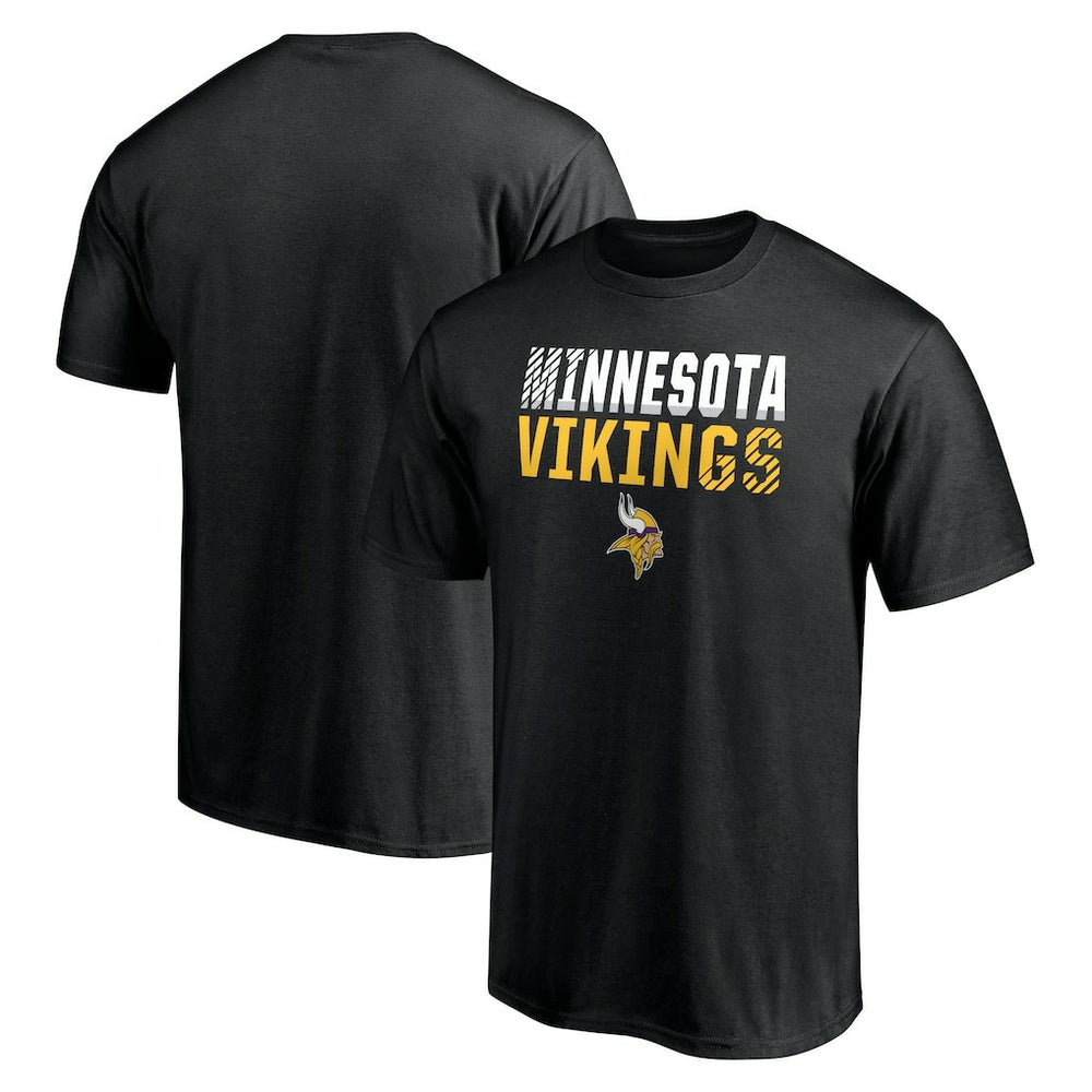 Minnesota Vikings Team Fade Out T-Shirt Black | NFL