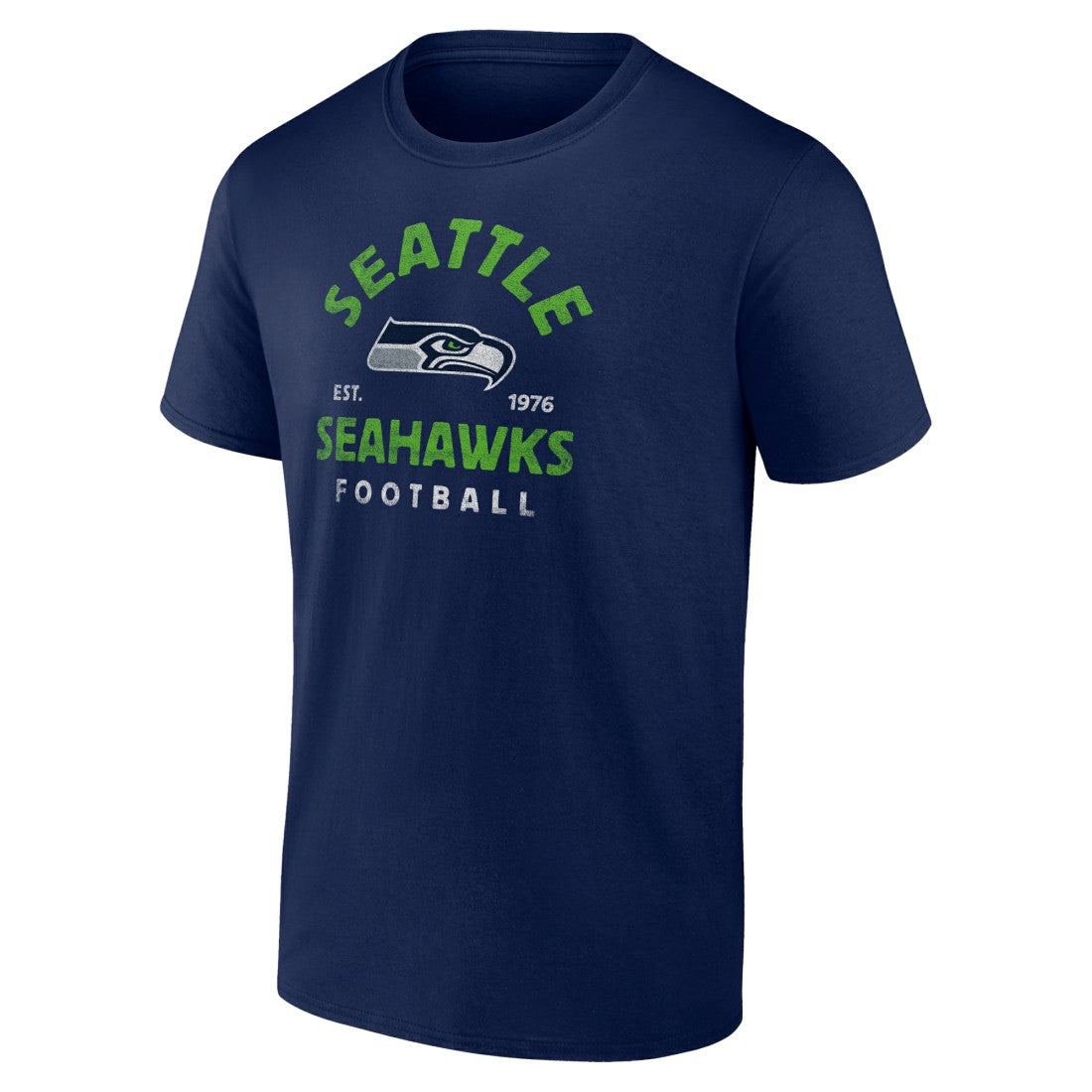 Seattle Seahawks Vintage Arch T-Shirt College Navy | NFL