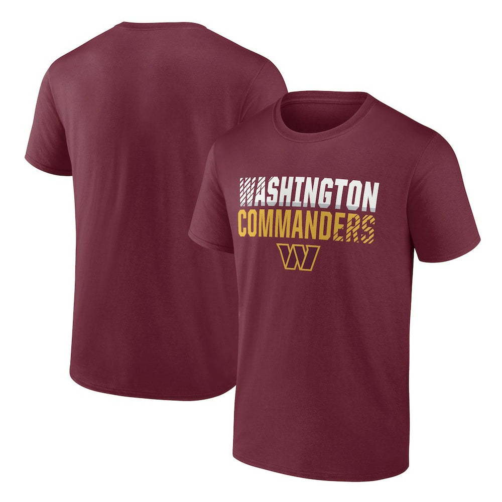 Washington Commanders Team Fade Out T-Shirt Burgundy | NFL