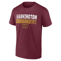 Washington Commanders Team Fade Out T-Shirt Burgundy | NFL