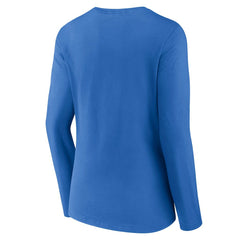 Los Angeles Chargers Women's Freehand Team Long Sleeve V-Neck T-Shirt Powder Blue | NFL