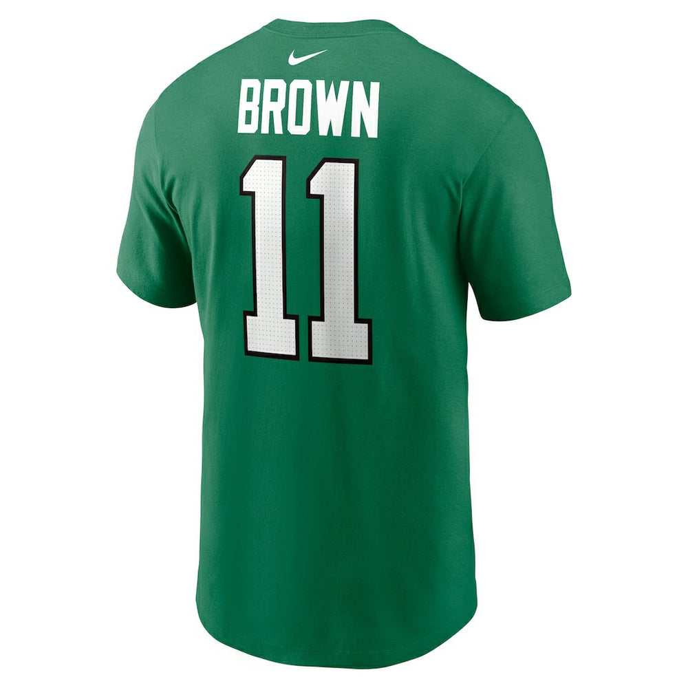 A.J. Brown Philadelphia Eagles Alternate Player Name & Number T-Shirt Kelly Green | Nike for Sale