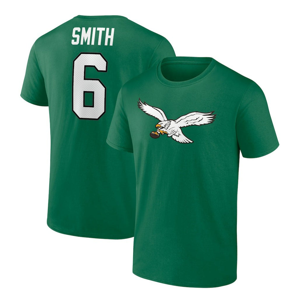 DeVonta Smith Philadelphia Eagles Alternate Icon Player Name & Number T-Shirt Kelly Green | Fanatics