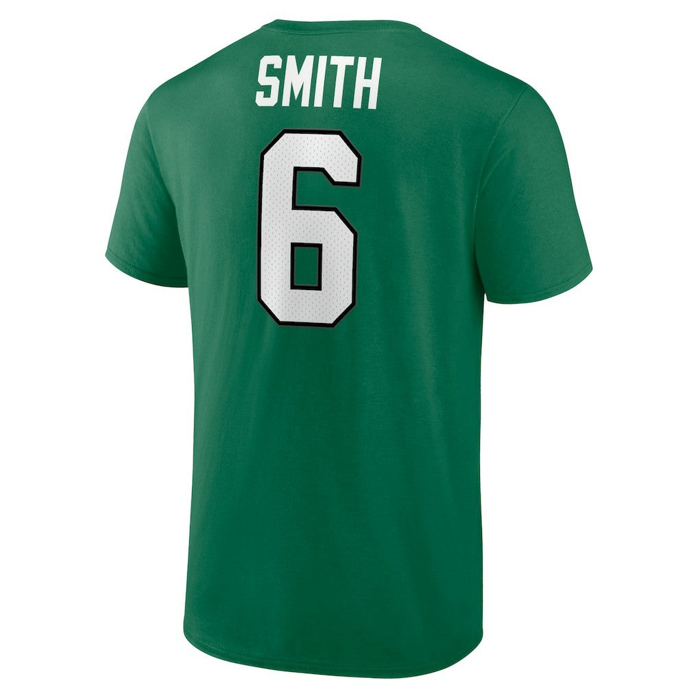 DeVonta Smith Philadelphia Eagles Alternate Icon Player Name & Number T-Shirt Kelly Green | Fanatics