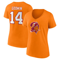 Chris Godwin Tampa Bay Buccaneers Women's Throwback Player Icon Name & Number T-Shirt Orange | Fanatics