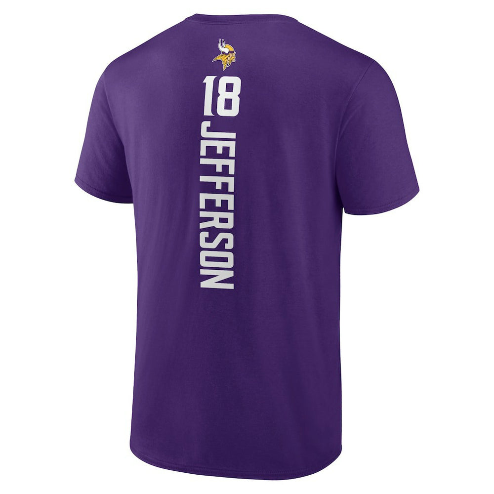 Justin Jefferson Minnesota Vikings Playmaker T-Shirt Purple | NFL