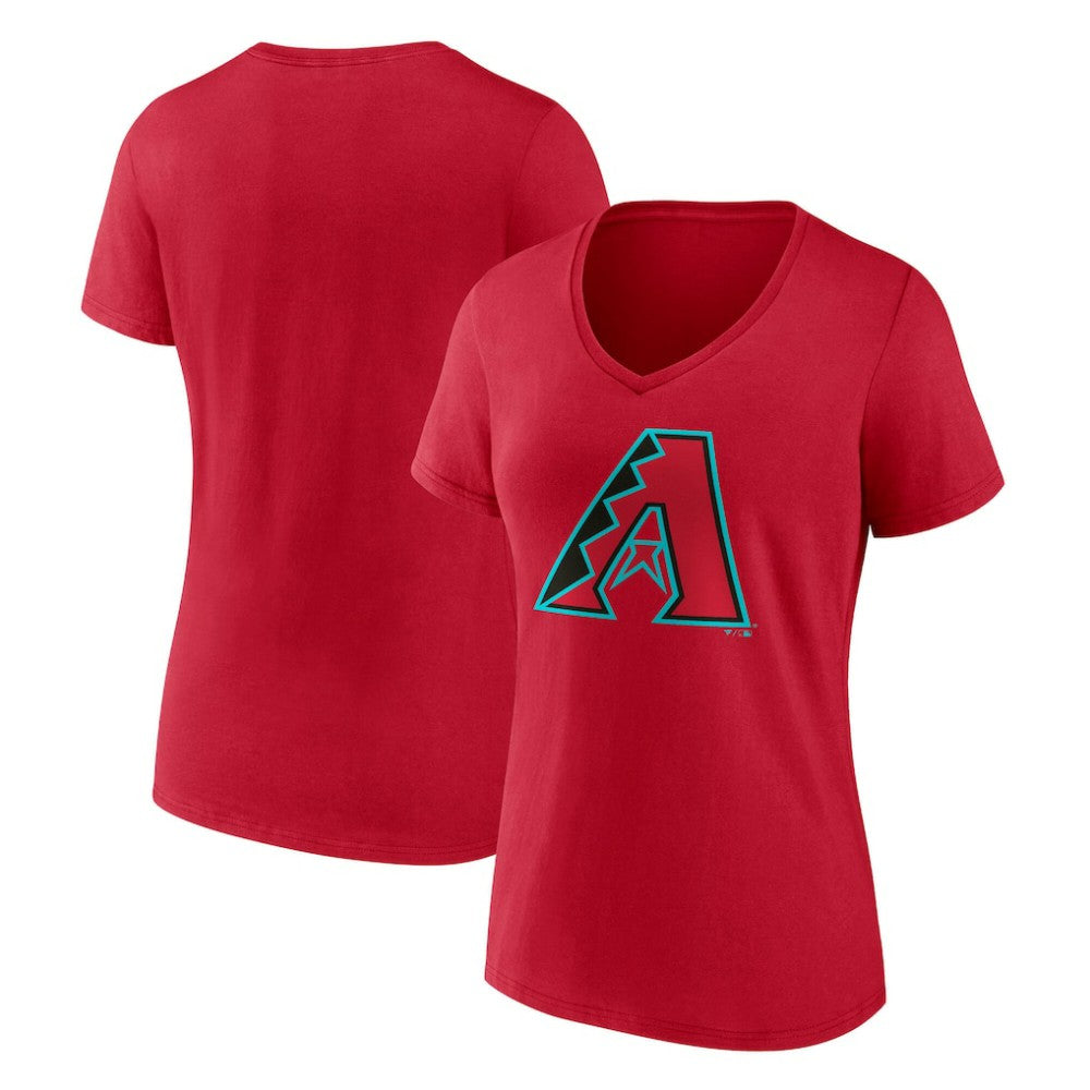 Arizona Diamondbacks Women's Official Logo V-Neck T-Shirt - MLB