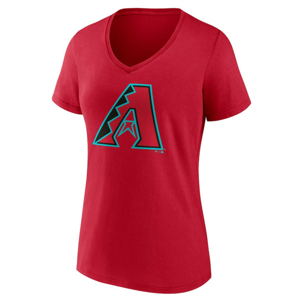 Arizona Diamondbacks Women's Official Logo V-Neck T-Shirt - MLB