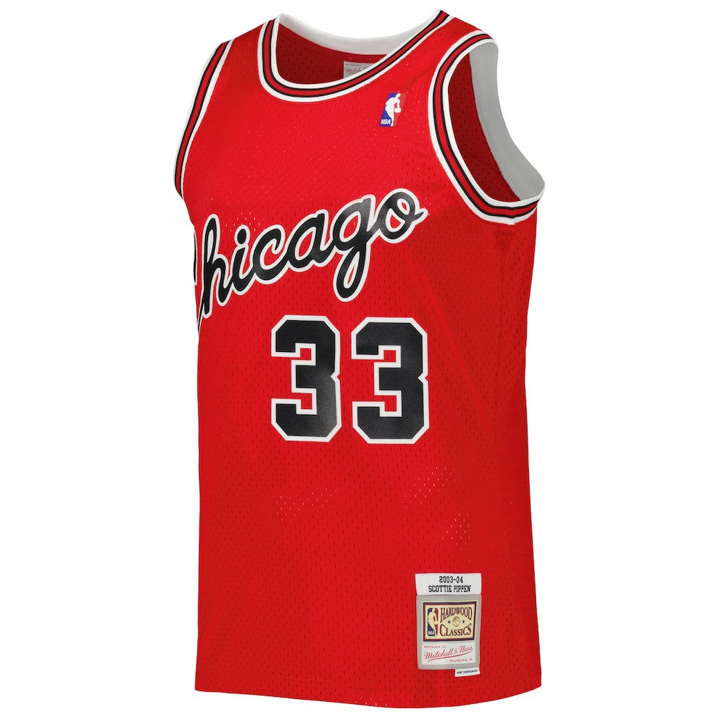 Scottie Pippen Chicago Bulls Hardwood Classics 2003-04 Swingman Jersey Red - NBA