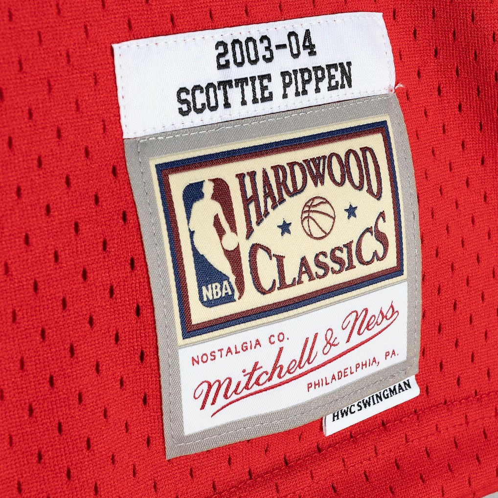 Scottie Pippen Chicago Bulls Hardwood Classics 2003-04 Swingman Jersey Red - NBA