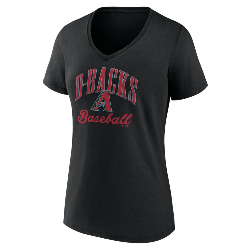 Arizona Diamondbacks Women's Victory Script Team V-Neck T-Shirt - MLB