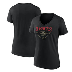 Arizona Diamondbacks Women's Live For It Team V-Neck T-Shirt - MLB