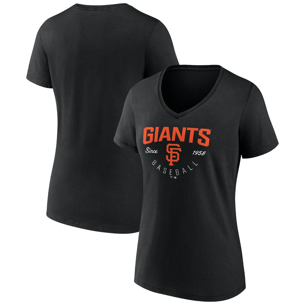 San Francisco Giants Women's Live For It Team V-Neck T-Shirt - MLB