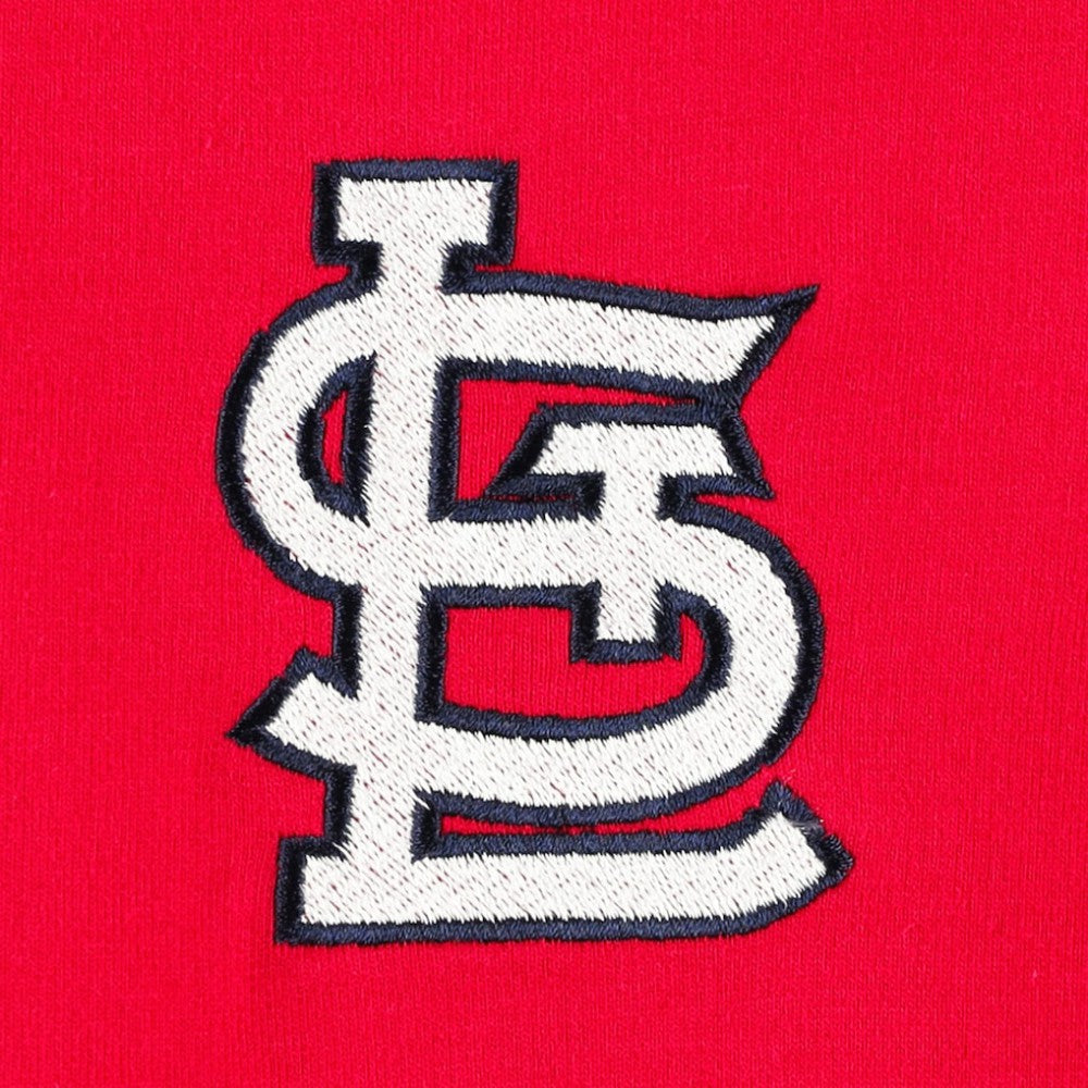 St. Louis Cardinals DKNY Sport Women's Lily V-Neck Pullover Sweatshirt - MLB