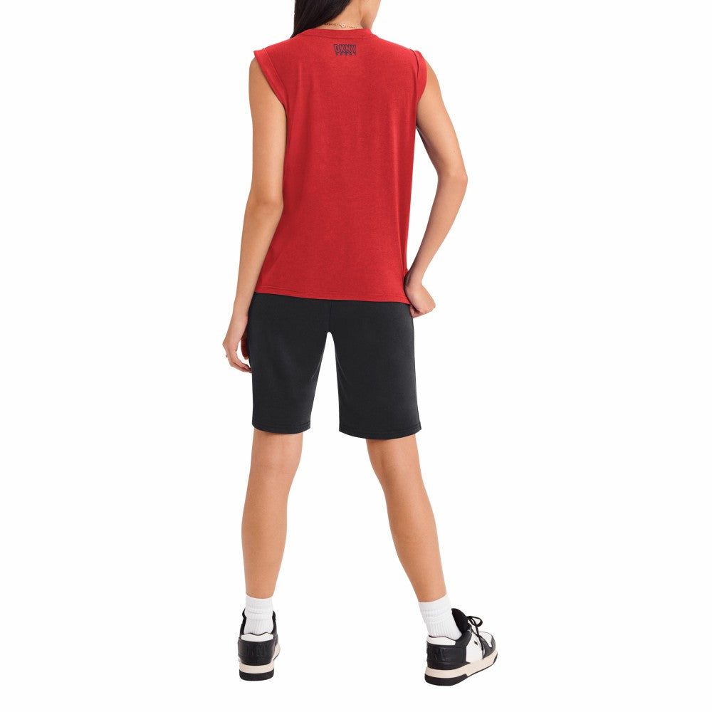 Los Angeles Angels DKNY Sport Women's Madison Tri-Blend Tank Top - MLB