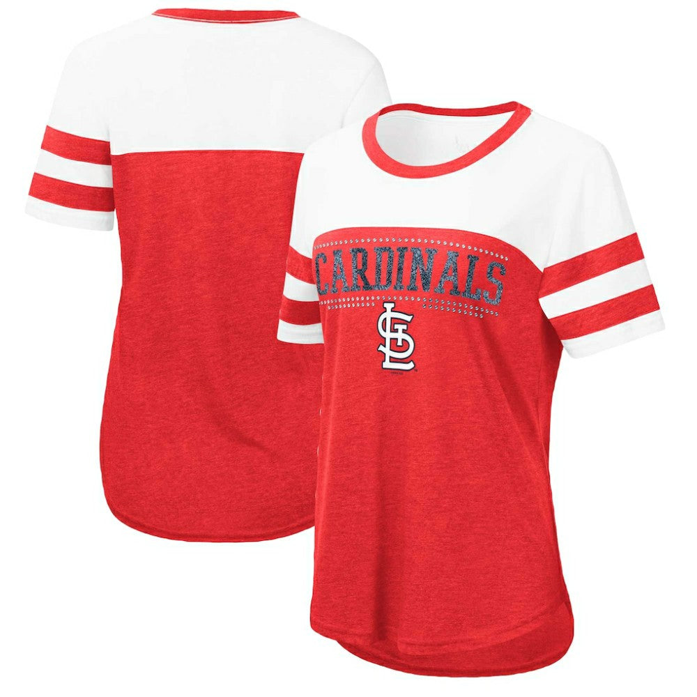 St. Louis Cardinals Touch Women's Setter Lightweight Fitted T-Shirt - MLB
