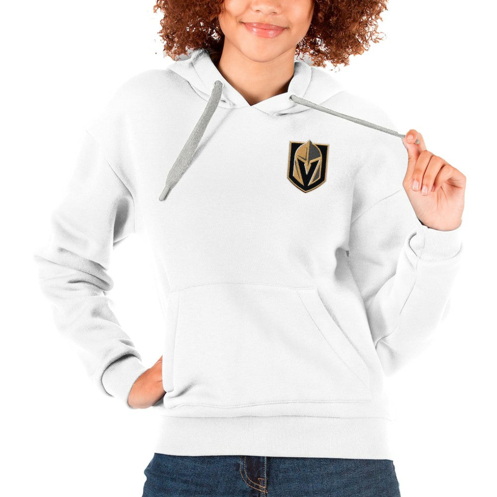 Vegas Golden Knights Antigua Women's Victory Pullover Hoodie - White - NHL