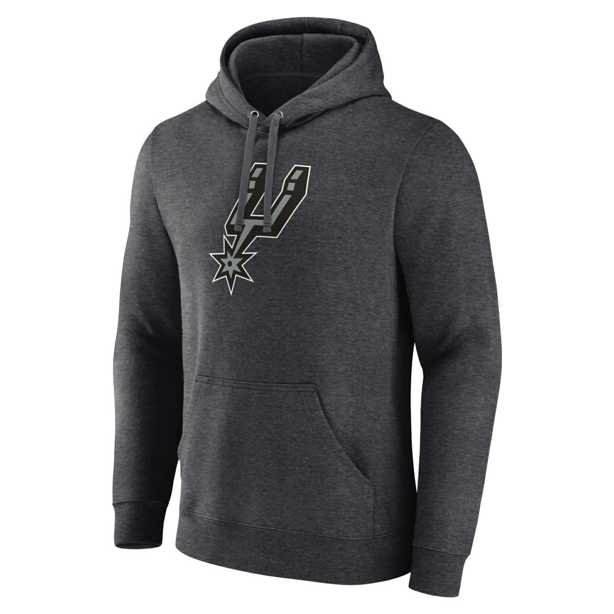 San Antonio Spurs Logo Pullover Hoodie Charcoal - NBA